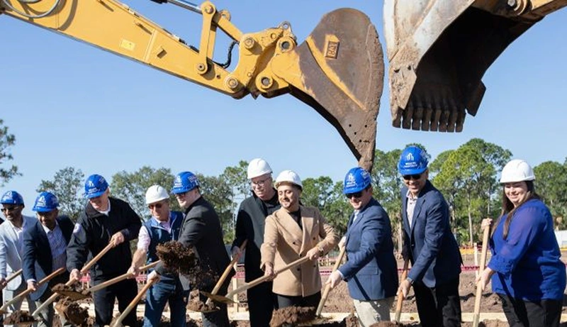 Wealth Hospitality Group groundbreaking ceremony for a new hotel development